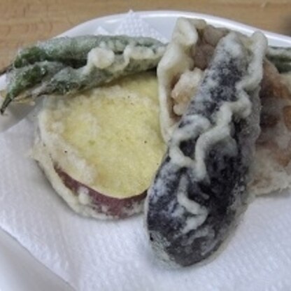 天ぷら食べるのは大好きですが、作るのは苦手だったんです（＾＾；
ですので、とても勉強になりました（*＾＾*）コツを忘れないうちにまた作りたいです♪